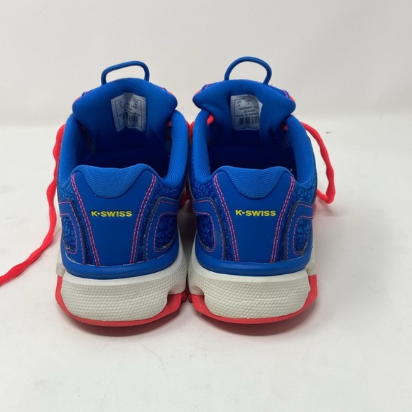 K SWISS AoSTA II WOMANS SIZE 7 E14-097 RUNNING SHOE BLUE/PINK MESH LIGHTWEIGHT - Picture 6 of 16